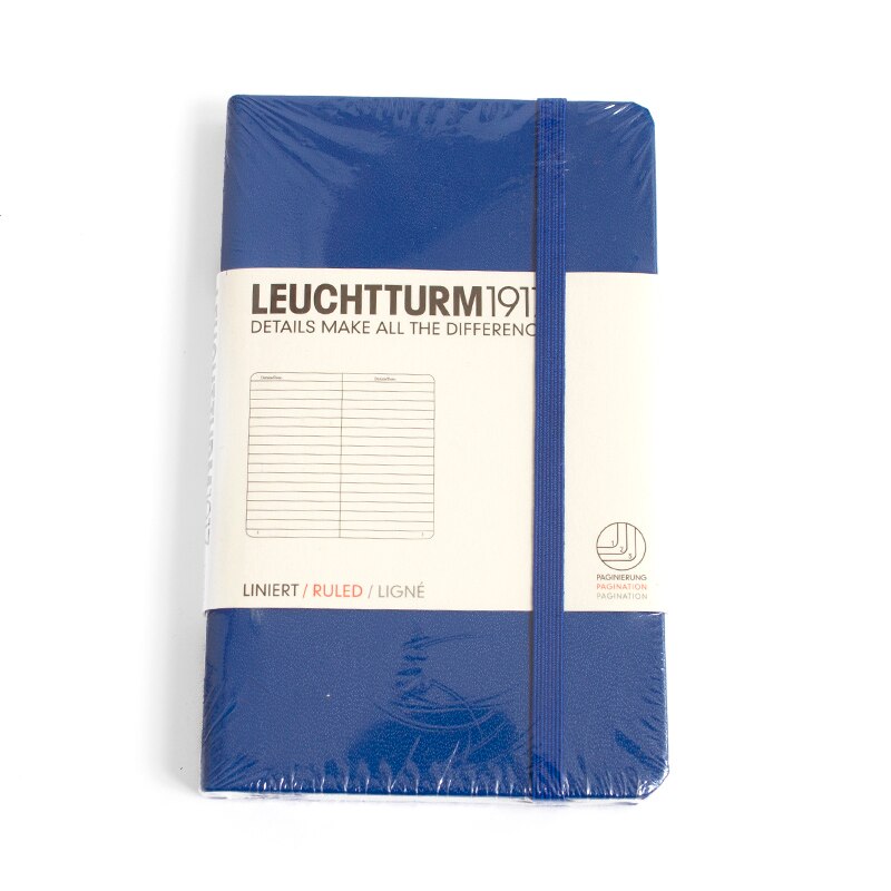 Leuchtturm, Memo & Notebooks, Hardcover, Art & School, A6, Ruled, 148837, Royal Blue